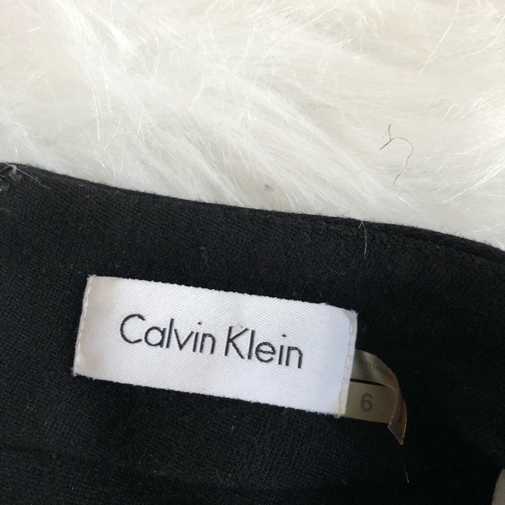 Calvin Klein black sleeveless mock neck shift dress - Picture 5 of 5
